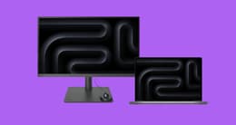 The BenQ 27-inch Monitor connected in a MacBook Pro.