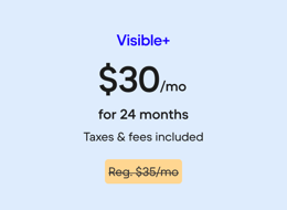 visible plus 30